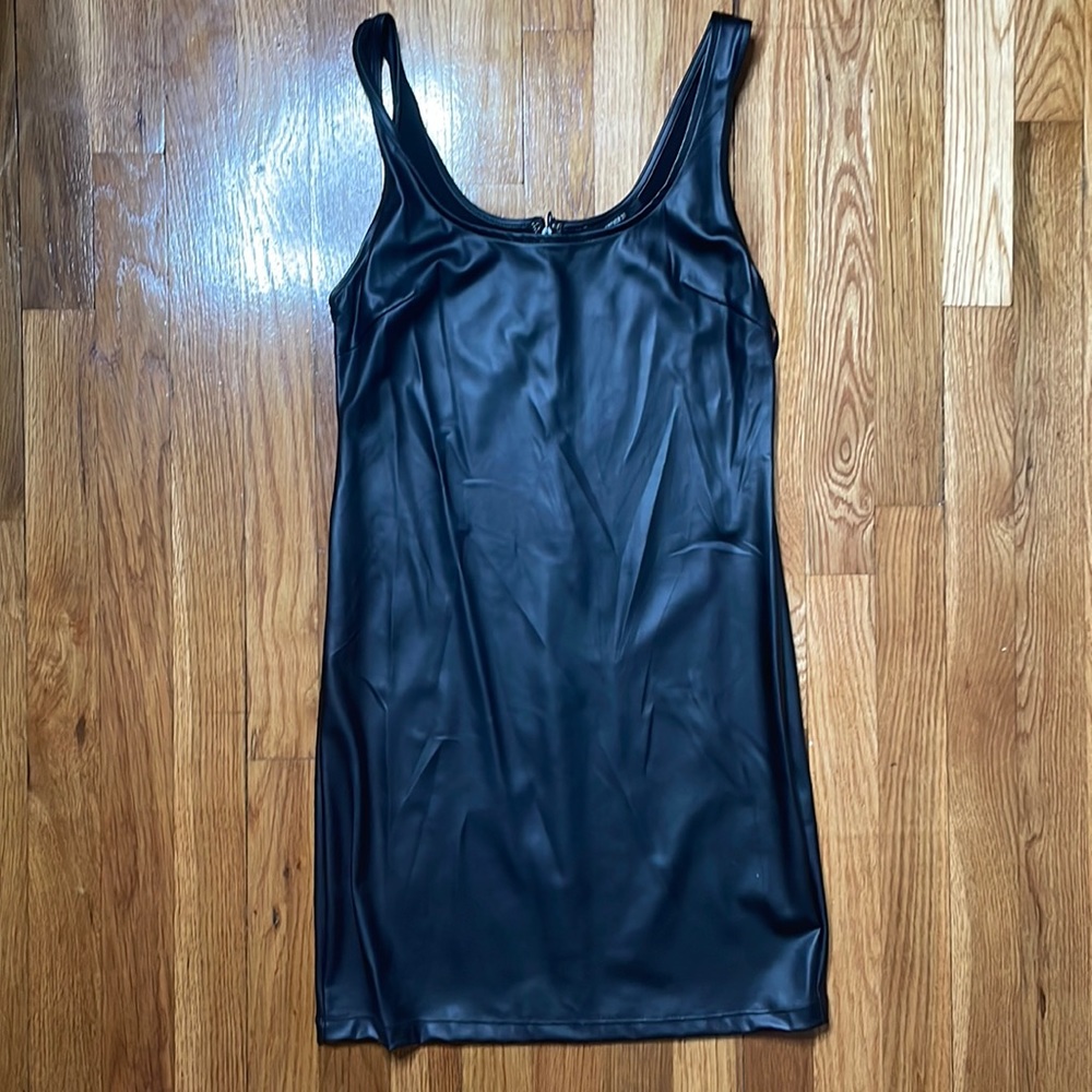 Vegan Leather Forever 21 Dress